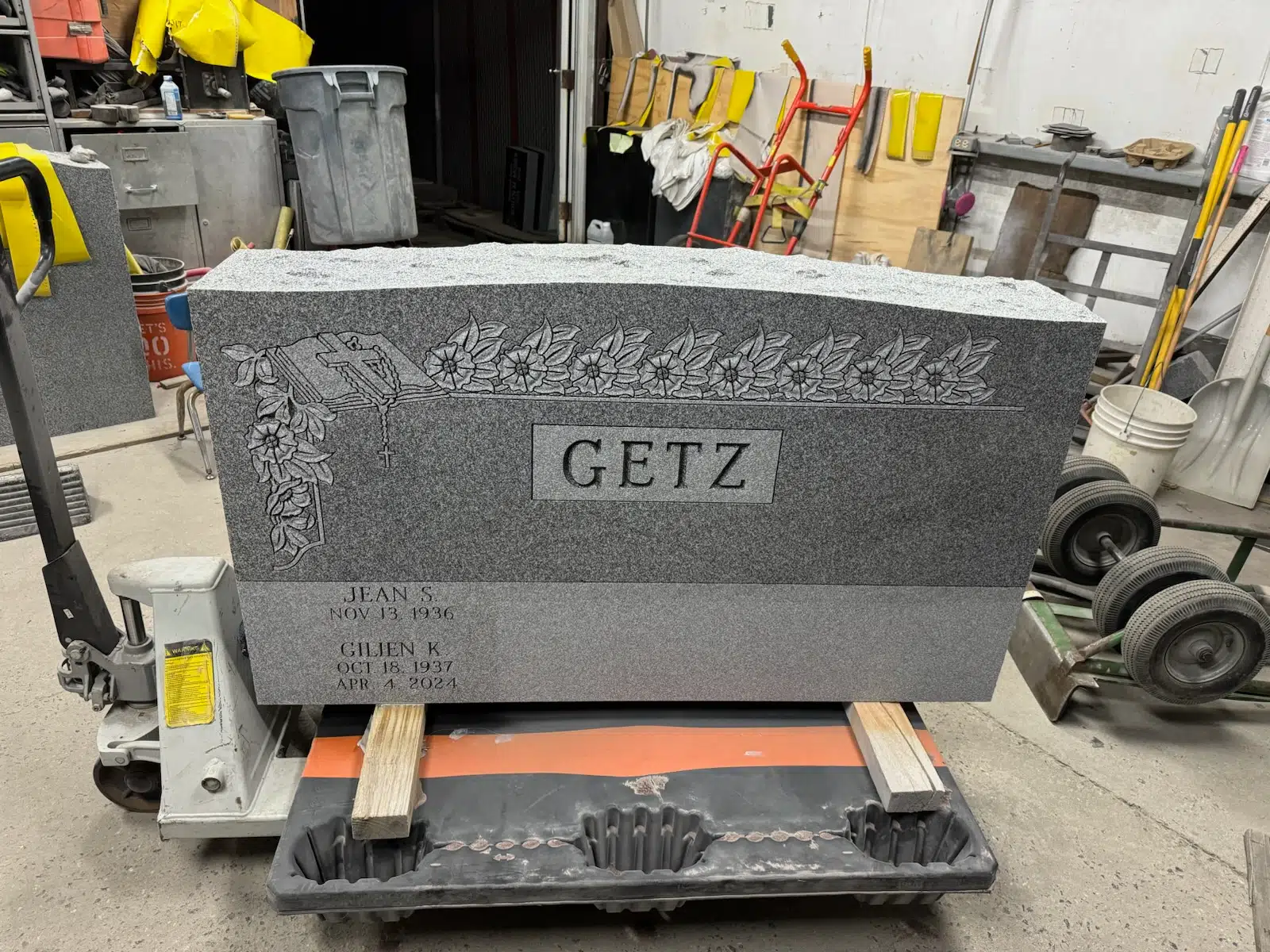 Granite Headstone Maker / Company hand-carved by NJ Headstone Makers in NJ — image 5