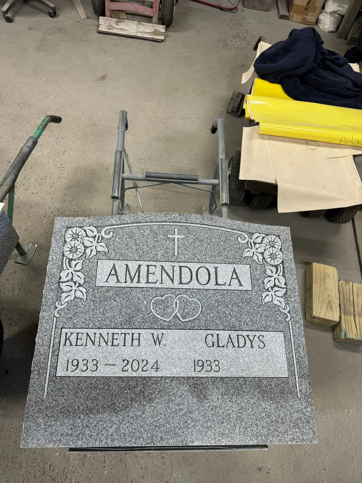 Granite Headstone Maker / Company hand-carved by NJ Headstone Makers in NJ — image 2